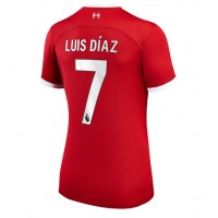 Liverpool Luis Diaz #7 Domaci Dres za Ženska 2023-24 Kratak Rukav
